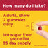 Zero Sugar‡ Energy◆ B12 Gummies 1000 Mcg Per Serving | 