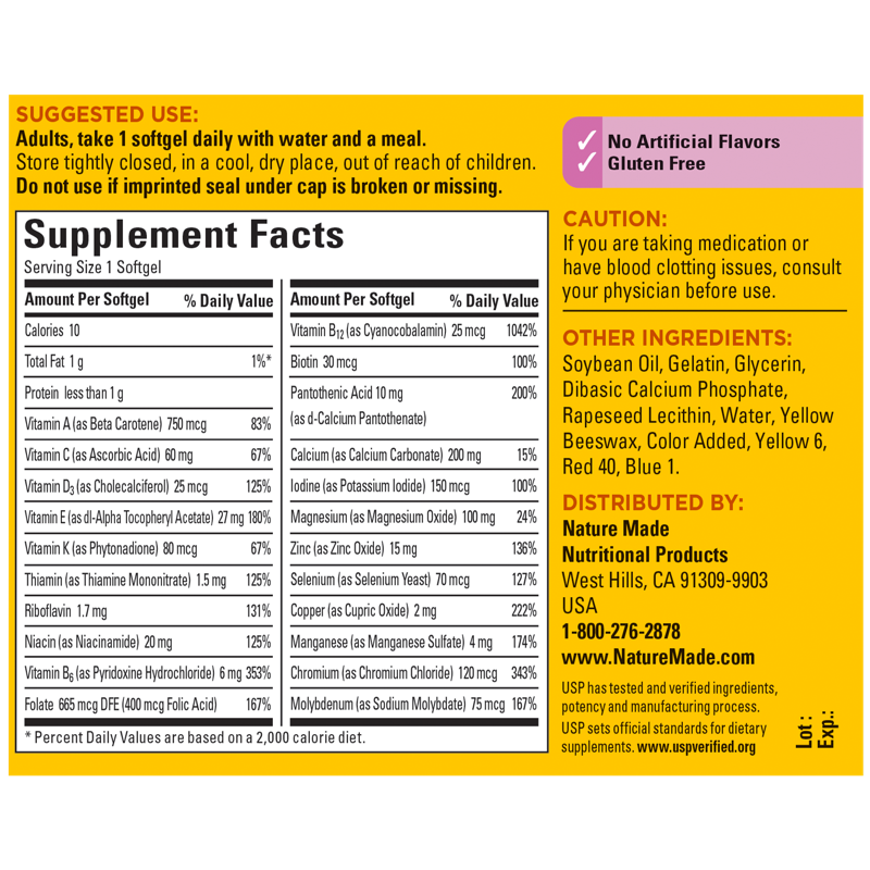 Women's Multivitamin 50+ Softgels |