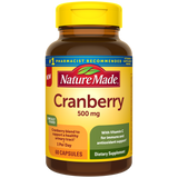 Cranberry Capsules 500 Mg With Vitamin C